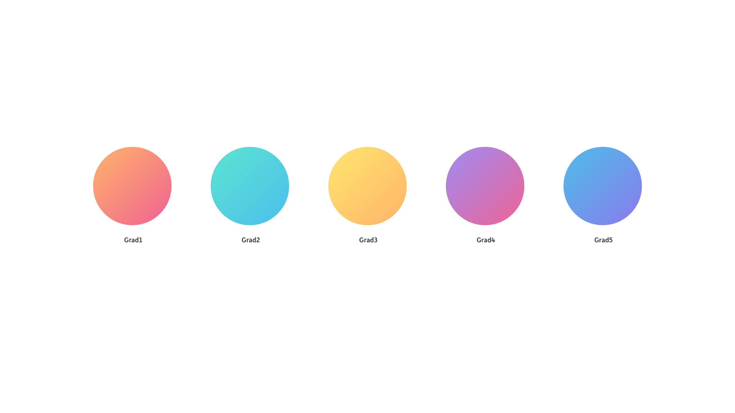 Color gradients